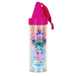 Elastici per capelli in tubo cilindrico multicolore Sweet Dreams Friends - Product Image 1