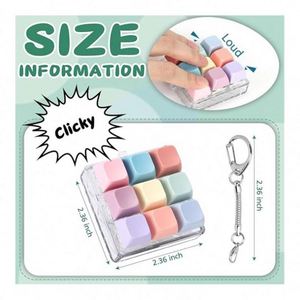 Porte-clés anti-stress en silicone CNC de luxe, léger, pour clavier mécanique, pour les passionnés et les collectionneurs, emballage en sachet OPP - Product Image 4