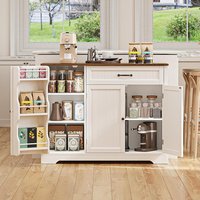 Armoire de cuisine blanche avec tiroirs porte-épices, rangement personnalisé en panneaux de bois pour les acheteurs en gros