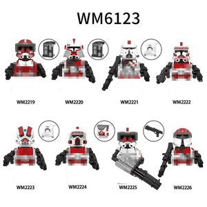 Bloques de Construcción de Soldados Rebeldes, Buzos del Desierto, Jawas, Leia, Han Solo, Ewoks, Chewbacca, Starkiller, Ladrillos Gamorreanos, Figuras de Juguete - Product Image 5