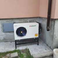 Pompe à chaleur air-eau de type on-off à COP élevée FA-015 5 kW Folansi, chauffe-eau domestique à source d'air