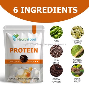 OEM ODM High Quality Vegan Friendly Adult <b>Protein</b> Powder Creatine Monohydrate Saturated Fat Muscle Strength Recovery Mood - Product Image 4