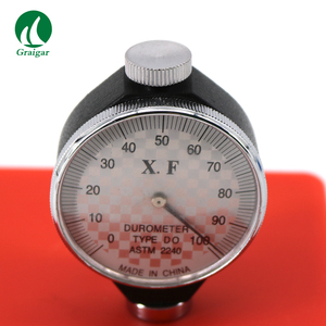 เครื่องทดสอบความแข็งแบบพกพาของ <span class=keywords><strong>LX</strong></span>-OO เครื่องทดสอบยางชายฝั่ง00แบบมีฟองซิลิโคนนิ่มมากสำหรับเคี้ยวหมากฝรั่งทดสอบช่วง0-100HOO - Product Image 3