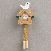 Aksesoris Rumah Boneka Miniatur Baru Jam Dinding DIY untuk Model Rumah Boneka