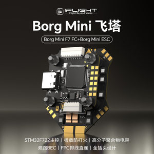 BORG MINI 60 ESC 2-6S 65A ตัวควบคุมการบินโดรนแข่งขันในปัจจุบันสูงสุดพร้อมตัวป้องกันทีวีและตัวเก็บประจุโพลีเมอร์ - Product Image 3