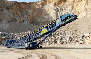 Yüksek kaliteli madencilik teleskopik radyal bant konveyör makinesi yükleyici fiyat toplam yığın bantlı konveyör - Product Image 4