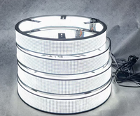 Kit d'éclairage de jantes LED blanc pur 20 rangées 17200LM, éclairage de jantes de qualité professionnelle, ensemble de 4 pièces, accessoires de modification pour voitures et camions, 12V, vente en gros