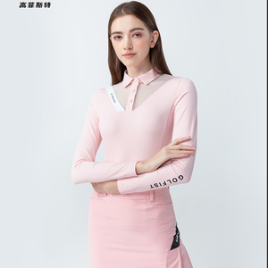 Automne et hiver femmes Slim chaud Stretch maille polo à manches longues vêtements de <span class=keywords><strong>golf</strong></span> - Product Image 1