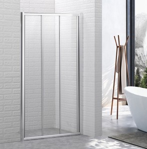 Porte <span class=keywords><strong>de</strong></span> <span class=keywords><strong>douche</strong></span> coulissante sans cadre chromée minimaliste et simple pour caravane, <span class=keywords><strong>paroi</strong></span> <span class=keywords><strong>de</strong></span> <span class=keywords><strong>douche</strong></span> amovible, cabine <span class=keywords><strong>de</strong></span> <span class=keywords><strong>douche</strong></span> en verre intelligent - Product Image 5