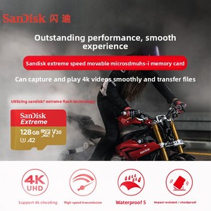 Tarjeta de Memoria SanDisk <span class=keywords><strong>Micro</strong></span>-<span class=keywords><strong>SD</strong></span> TF de 64G 128G 256G 512G <span class=keywords><strong>1T</strong></span> A2 V30 U3 con Velocidad de Lectura de 190MB/s, Modelo para Teléfono Móvil y Cámara - Product Image 3
