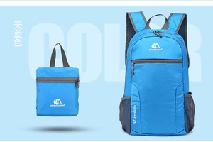 Outdoor <b>25L</b> PVC <b>Backpack</b> Zipper Closure Unisex Hiking Camping Travel Bag - Product Image 5