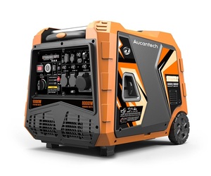 9kva kỹ thuật số biến tần Máy phát điện xăng với điện bắt đầu-siêu yên tĩnh & tinh khiết Sine Wave - Product Image 2