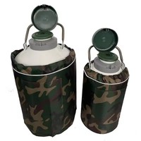 Conteneur de 2 litres d'azote liquide cryogénique, Cryocan de 2 litres, équipement de stockage chimique