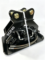 Compacteur hydraulique pour mini-excavatrice SCP60 de 10 à 16 tonnes avec option CE et personnalisation OEM, garantie 1 an, prix direct usine
