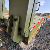 Semi-remorque surbaissée 4 essieux avec treuil, capacité 40-60 tonnes, pour transport de machines de construction