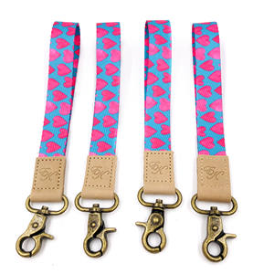 カスタムリストストラップ卸売ストラップ安全な他の革カスタムキーホルダーキーストラップ - Product Image 4