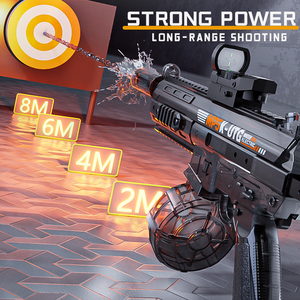Zhorya ปืนฉีดน้ำไฟฟ้าอัตโนมัติ <span class=keywords><strong>MP5K</strong></span> ความเร็วสูงพร้อมเอฟเฟกต์แสงจากการฉีดพ่นแรงสูงสำหรับฤดูร้อน - Product Image 2