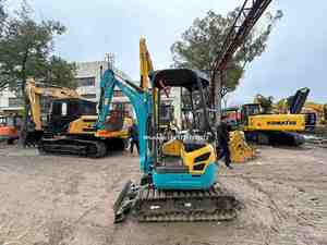 Mini-excavatrice d'occasion japonaise d'origine pour U15, 1 tonne, en stock, moteur et pompe de haute qualité, excavatrice sur chenilles, haute efficacité opérationnelle - Product Image 2