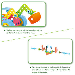 Juego de 118 Piezas de Bloques de Construcción de Ensamblaje con Tornillos 6 en 1, Juguete STEM para Desarrollar Habilidades Motoras Finas, Regalo Creativo para Niños - Product Image 4