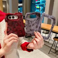 Luxuriöse 3D Niedliche Warme Plüsch-Schutzhülle für iPhone 11 12 13 14 15 16 17 18 Handyhülle