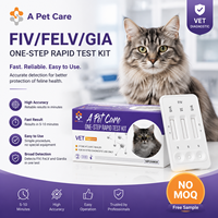 Kit de test rapide professionnel combiné antigènes et anticorps FIV FeLV GIA pour chats – Diagnostic vétérinaire en gros