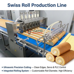 Línea de Producción de Bizcochos Esponjosos Industrial Personalizada YUCHO de 100-500 kg/h con Sistema de Aireación de Precisión para Bizcochos <span class=keywords><strong>Jaffa</strong></span> y Bizcochos Enrollados - Product Image 2
