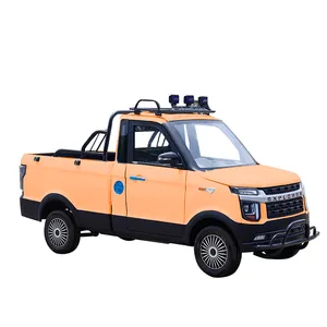 Satış kamera için elektrikli uzun dayanıklılık Mini elektrikli pikap kamyon işık Metal elektrikli araba tek özelleştirilmiş deri 4 tekerlek