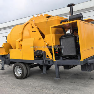 Pompe à béton mobile avec mélangeur avec moteur diesel pompes à béton camion malaxeur - Product Image 6