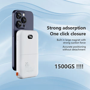 畅销新产品2合<span class=keywords><strong>1</strong></span>磁性电源组10000毫安时无线电源组快速充电便携式电源组原始设备制造商10000毫安时 - Product Image 3