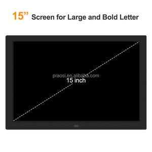 Reloj Digital de 15 Pulgadas para Personas con Demencia, Reloj con Atenuación Automática, para Personas Mayores con Problemas de Visión, Pérdida de Memoria, Recordatorio de Medicamentos, Alarma - Product Image 6