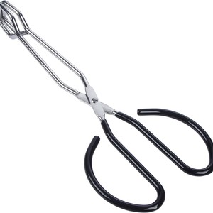 Scissor Type Multi Functional Barbecue <b>Tongs</b> 430 Stainless Steel Durable Grill Meat Bread <b>Kitchen</b> Tool - Product Image 1