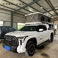Cama Plegable Rápida para Camioneta Pequeña, 2 Camas, Carcasa Blanda, Techo Elevable de Aluminio para Toyota Tundra, Recreación al Aire Libre
