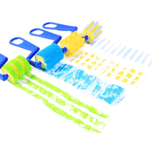 Gute Qualität <span class=keywords><strong>Yougou</strong></span> Kinder Siegel Kindergarten DIY Malerei Schwamm Pinsel Roller Art Graffiti Tool - Product Image 2