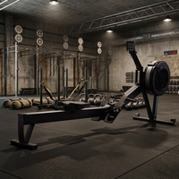 Máquina de remo para gimnasio en casa, equipo de fitness cardiovascular con resistencia ajustable, asiento ergonómico y volante de inercia para entrenamiento de cuerpo completo