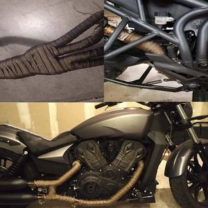 <span class=keywords><strong>2</strong></span> \ "X 50ft Titanium Hitteschild Rol Nieuwe Hoge Temperatuur 15M Kopstuk Spruitstuk Uitlaatverpakking - Product Image 5