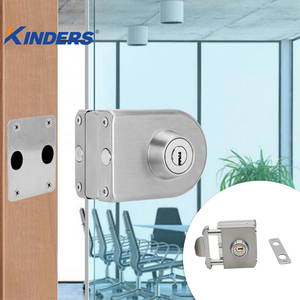 Bề mặt gắn cửa kính khóa kính để tường Hệ Thống Trung tâm kiểm soát truy cập cho văn phòng khách sạn Khóa cửa kính không khung - Product Image 1