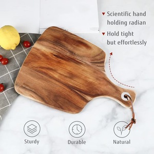 Juego de Tablas de Queso de Madera de Acacia de 30.5 cm con Asa para Uso en la Cocina - Product Image 2