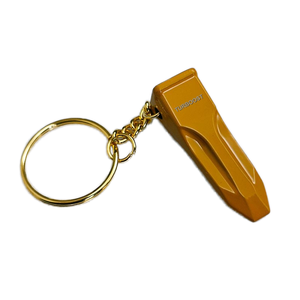 QYS <b>Custom</b> Logo 3D Zinc Alloy Excavator Bucket Carabiner Keychain UV Printed Metal <b>Key</b> <b>Ring</b> Promotional Gift - Product Image 1