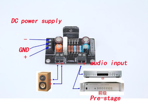 正负直流双20-28V 68W LM3886 TF放大器板HIFI高保真发烧友单声道放大器板 - Product Image 4