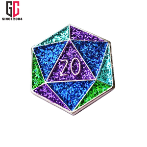15 ans d'usine personnalisé métal émail paillettes <span class=keywords><strong>dinosaure</strong></span> épinglette broche Badge vêtements artisanat cadeau - Product Image 6
