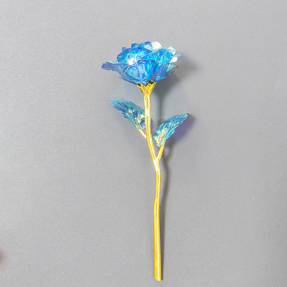 Blue iridescent
