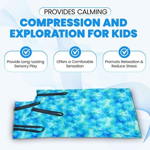 12 फीट टिकाऊ क्रॉल प्रतिरोध सुरंग आदर्श शांत संवेदी खेल के लिए संपीड़न संपीड़न संवेदी संपीड़न सुरंग - Product Image 4