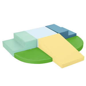 Ensemble d'échelles d'escalade sensorielles pour enfants, combinaison de jouets souples, éducation précoce, utilisation à domicile, tapis en éponge incliné - Product Image 3