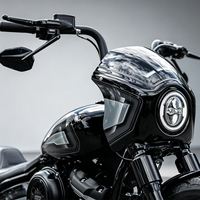 Kit de carénage pour accessoires de moto pour M8 Softail Street Bob FXBB/S Softail Standard FXST 2018-2026 en plastique ABS peint