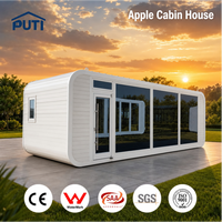 Conteneur modulaire préfabriqué Apple Pod de 40 pieds, homologué CE ISO SGS, résistant aux vents forts, pour l'hébergement du personnel sur site minier