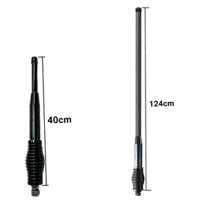 เสาอากาศตกแต่งรถยนต์แบบออฟโรด 4x4 ขนาด 40 ซม. 124 ซม. 0MHz แบบ Heavy Duty - Product Image 3