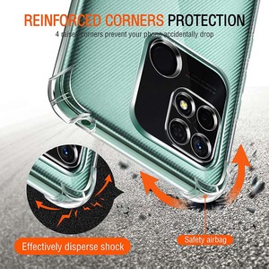 Custodia per telefono in <span class=keywords><strong>Silicone</strong></span> <span class=keywords><strong>trasparente</strong></span> antiurto in TPU per <span class=keywords><strong>iPhone</strong></span> <span class=keywords><strong>11</strong></span> plus 12 13 mini <span class=keywords><strong>Cover</strong></span> <span class=keywords><strong>trasparente</strong></span> per <span class=keywords><strong>iPhone</strong></span> 15 16 pro max - Product Image 4