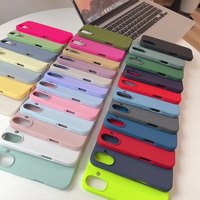 Coque de téléphone en silicone personnalisée avec logo pour iPhone 17 Air, 11, 12, 13, 14, 15, 16 Pro Plus, 16, 17 Pro Max – Vente en gros