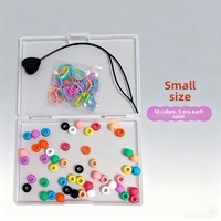Nouvelles perles en silicone souples pour perruques dreadlocks, accessoires DIY pour enfants, bonne élasticité, perles pour attacher les cheveux