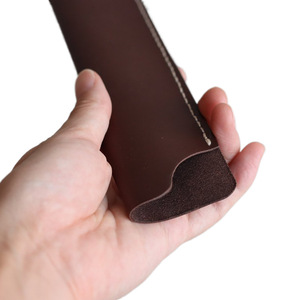 Funda protectora plegable de cuero PU personalizada, cubierta antipolvo minimalista de color sólido para abanico, gran capacidad, cultural y artística - Product Image 5